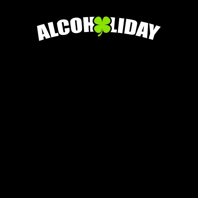 Alcoholiday Funny St Patricks Day Clover Drinking