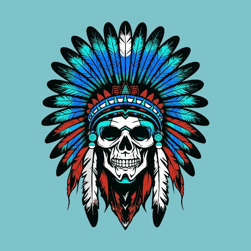 Apache Indian Chief Skull