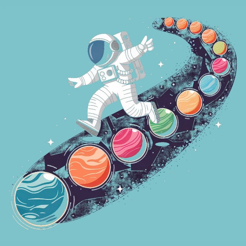 Conception d'astronautes d'aventure spatiale pour enfants