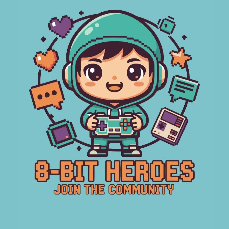 HÉROS 8 BITS | Jeux Rétro Chibi Communauté Pixel