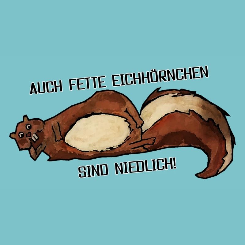 Fette Eichhörnchen