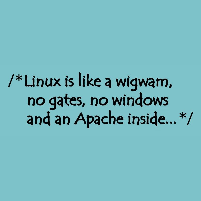 Linux est comme un tipi