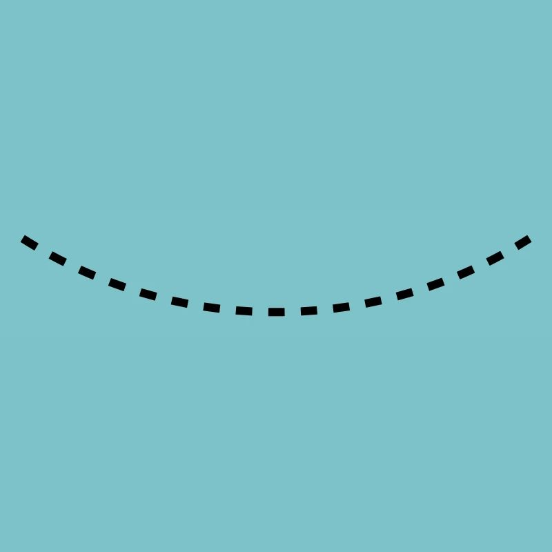 Dashed Curved Line