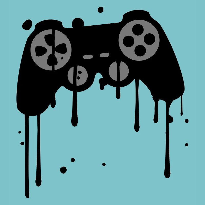 controller graffiti tropfen klex farbe spritzer