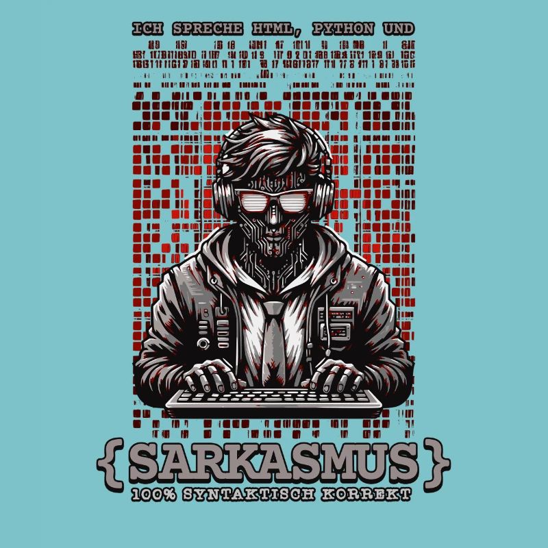Ich spreche HTML Python und Sarkasmus