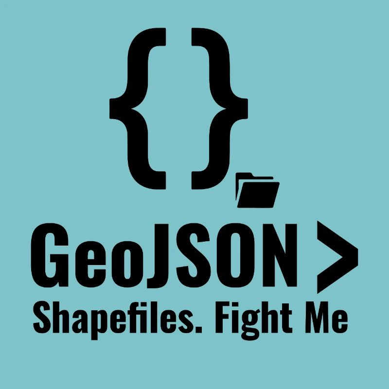 Debatte über GeoJSON-Shapefiles GIS-Datenformat