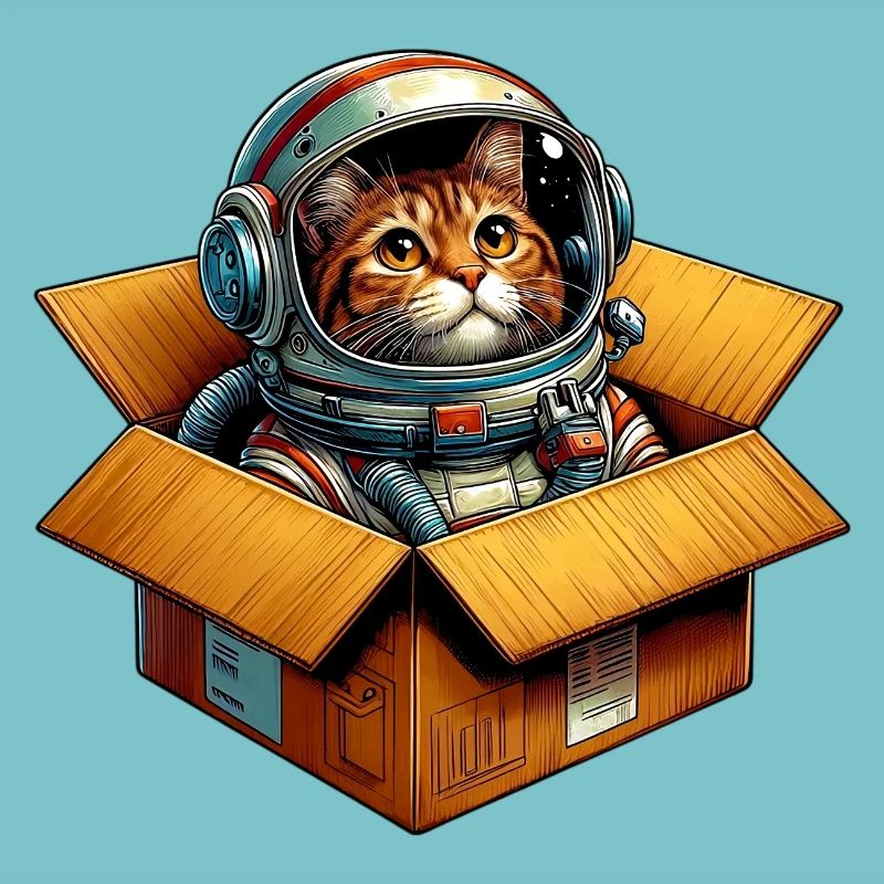 Astronaut Katze