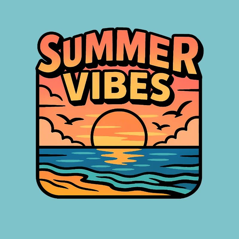 Summer Vibes coucher de soleil