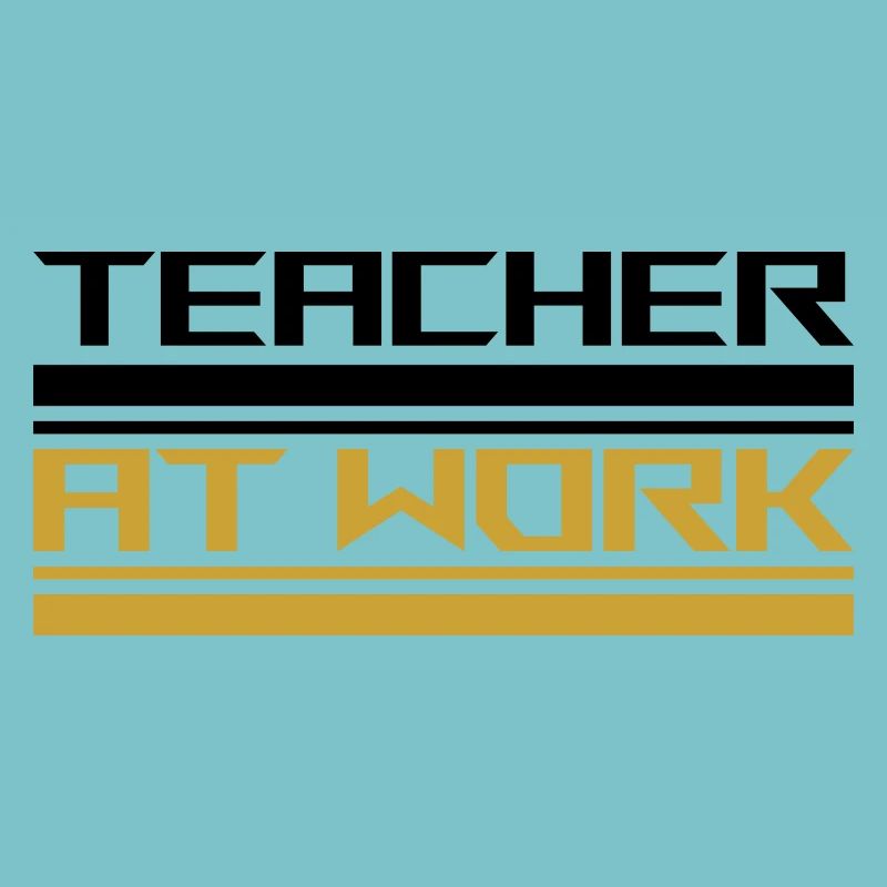 Teacher at work black