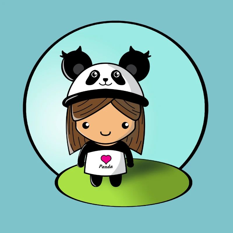 Panda-Mädchen!