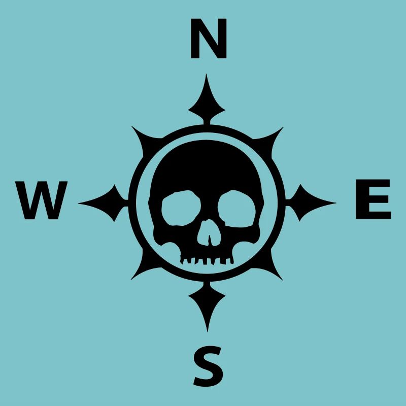 Skull Kompass Schädel