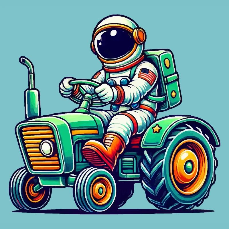 Astronaut Traktor