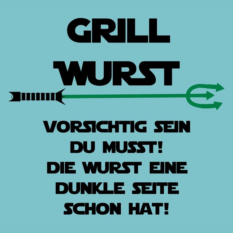 Grill Wurst dunkle Seite