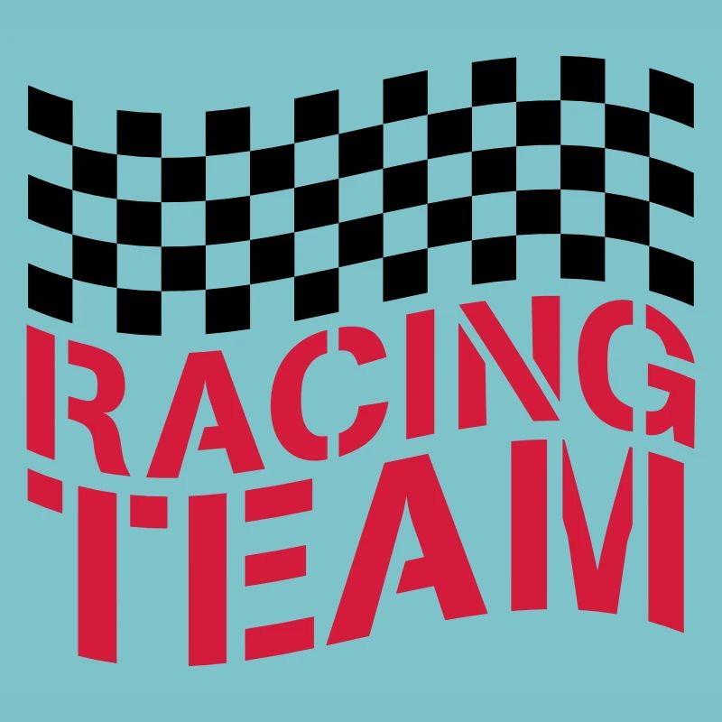 Conception de drapeau Racing Team