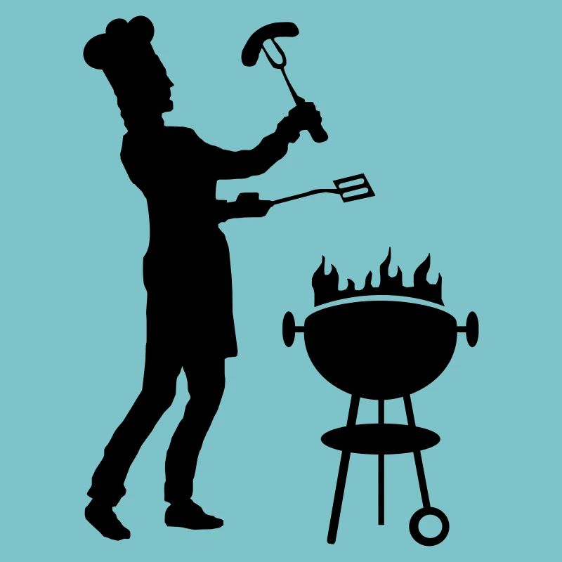 Freizeit - Mann Grill