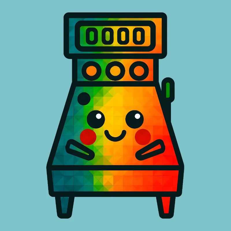 Flipper pour bébé WPAP Polygon Kawaii Style