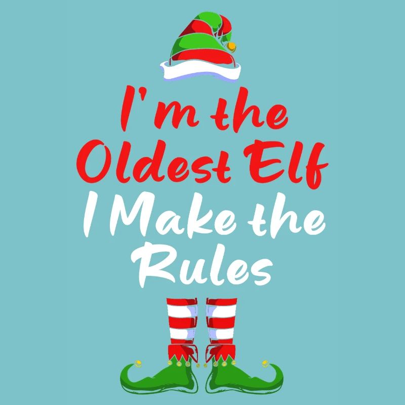 Elfe Elf Weihnachtsgeschenk Opa Vater Alter Mann