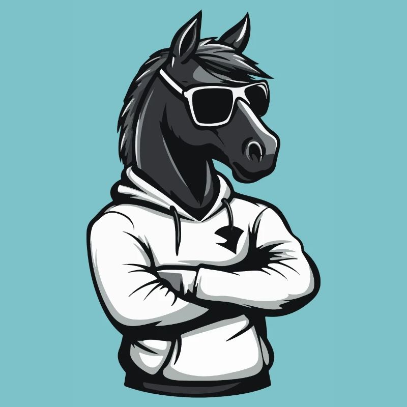 Bande dessinée de cheval