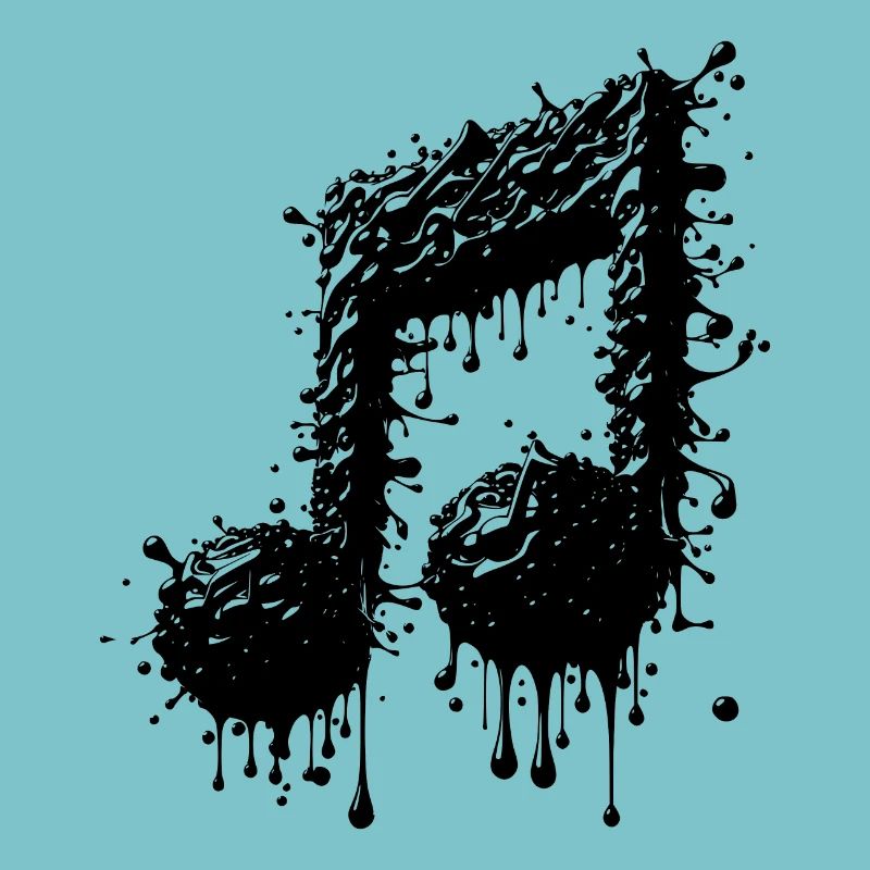 Liquid Music Eighth Notes Scale