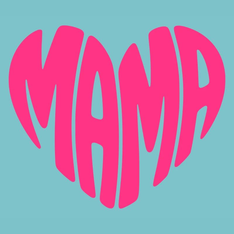 Mama Herz Form Mutter Herzform Muttertag Geschenk