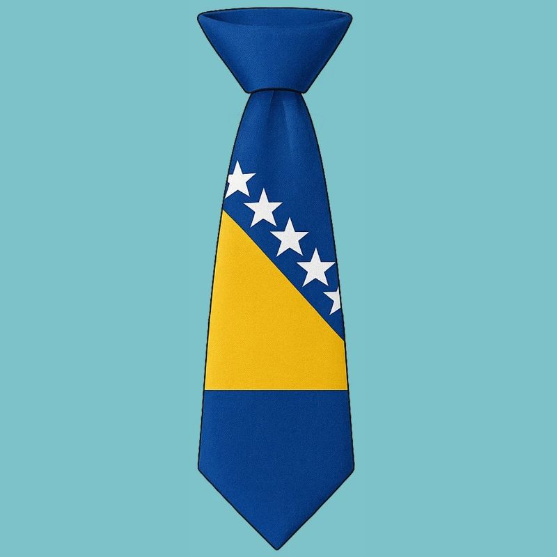 Cravate Bosnie – Conception du drapeau