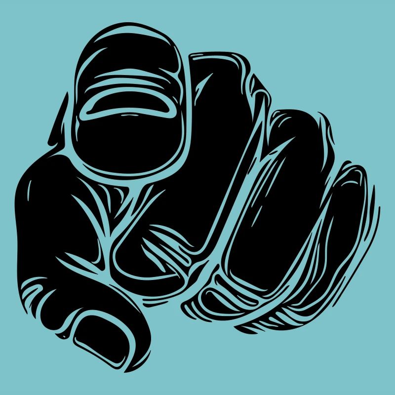 Index avec la main de Vector