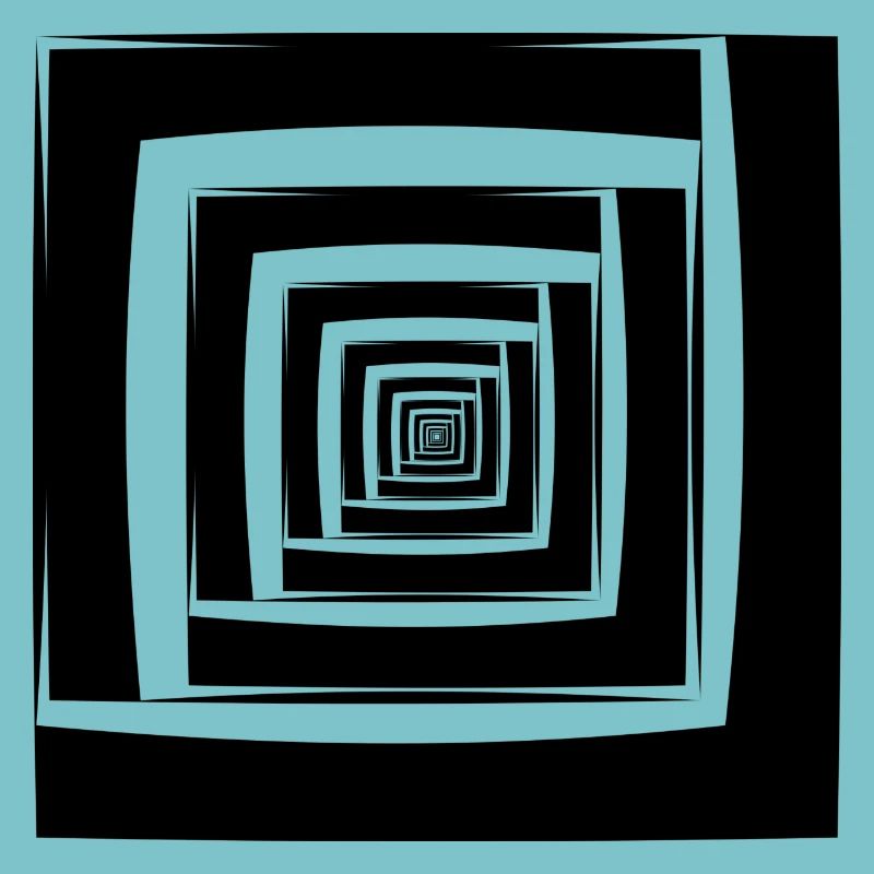 Quadrate Abstrakt Geometrie Geschenk Geschenkidee