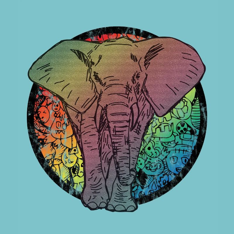Caricature d'éléphant