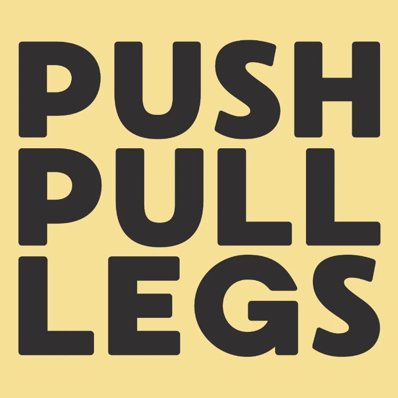 Push Pull Beine Repeat Trainingssplit