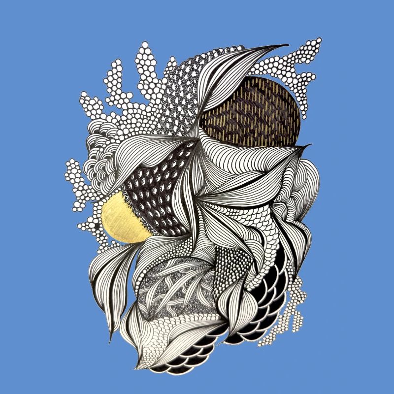 Leaf Fabric Feather Light Pattern