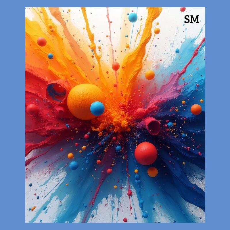 Abstract Color Explosion