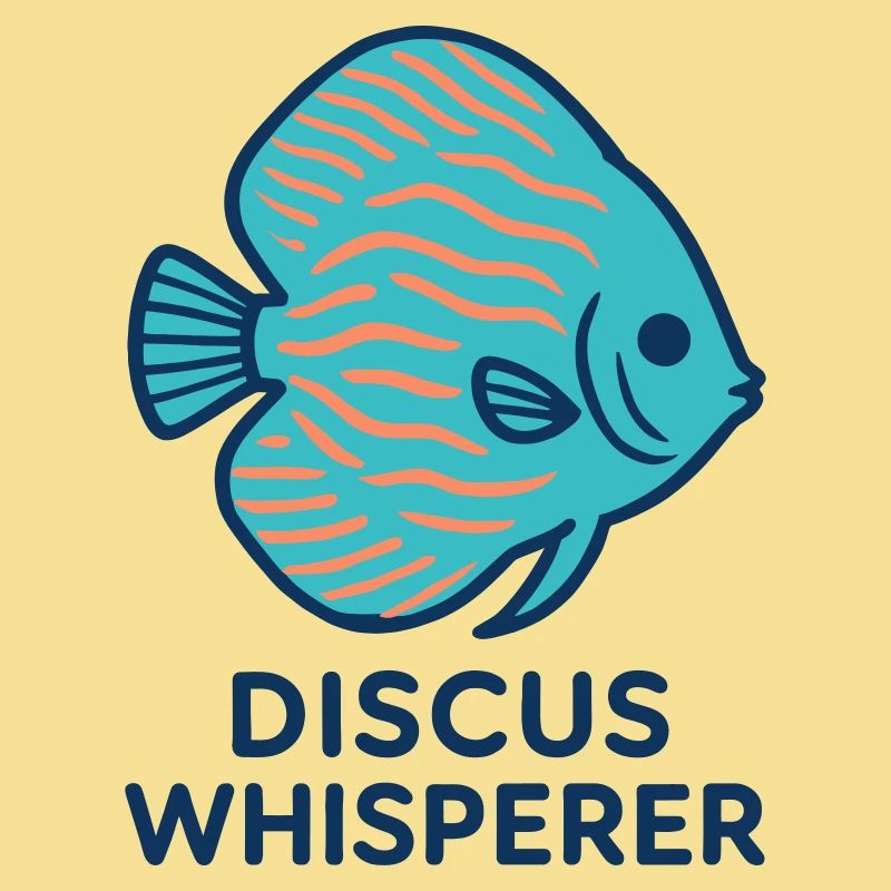 Passionate about Blue and Orange Discus Fish