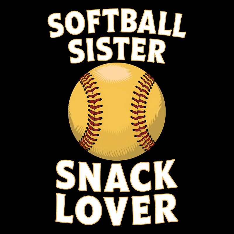 Softball Spruch Schwester Lustig Softball Geschenk