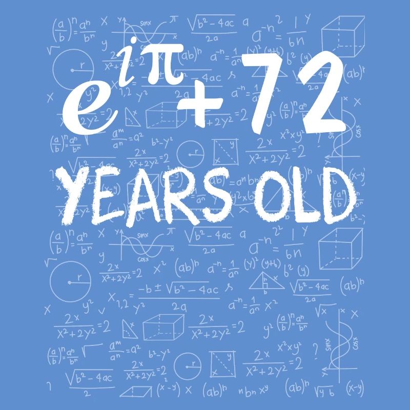 71st Birthday 71 Years Euler Identity Math Gift