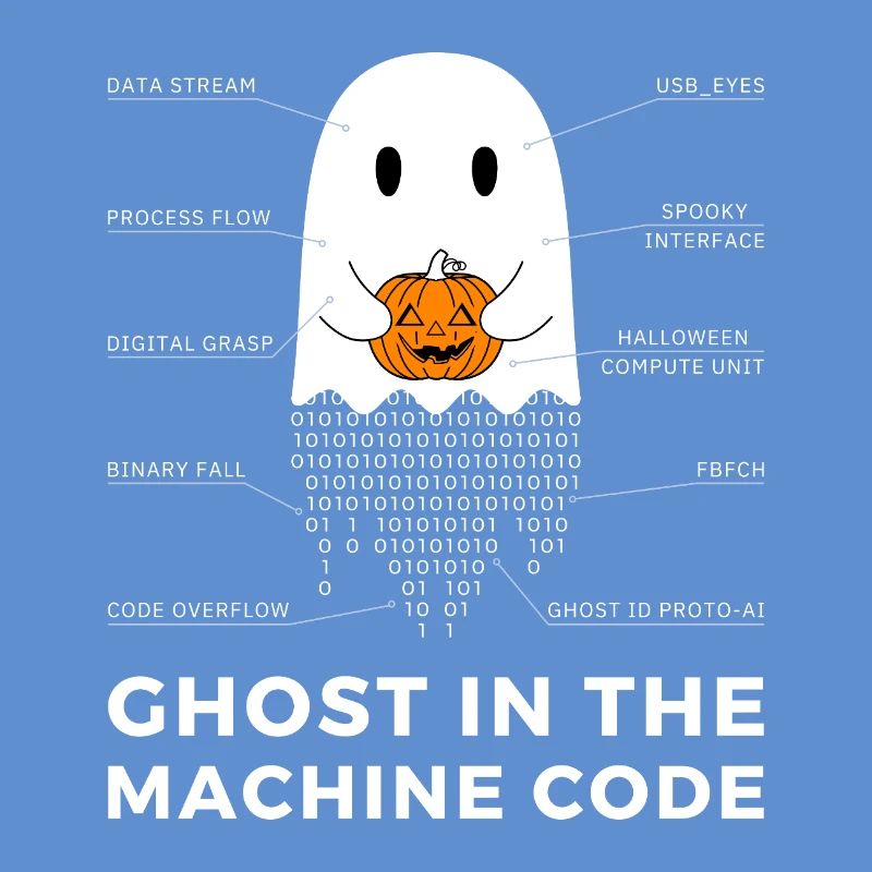 Funny Coder, Programmer Halloween T-Shirt