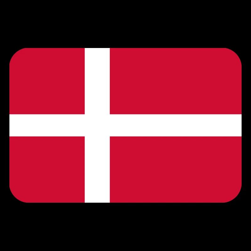 DENMARK FLAG round corner 400 dpi