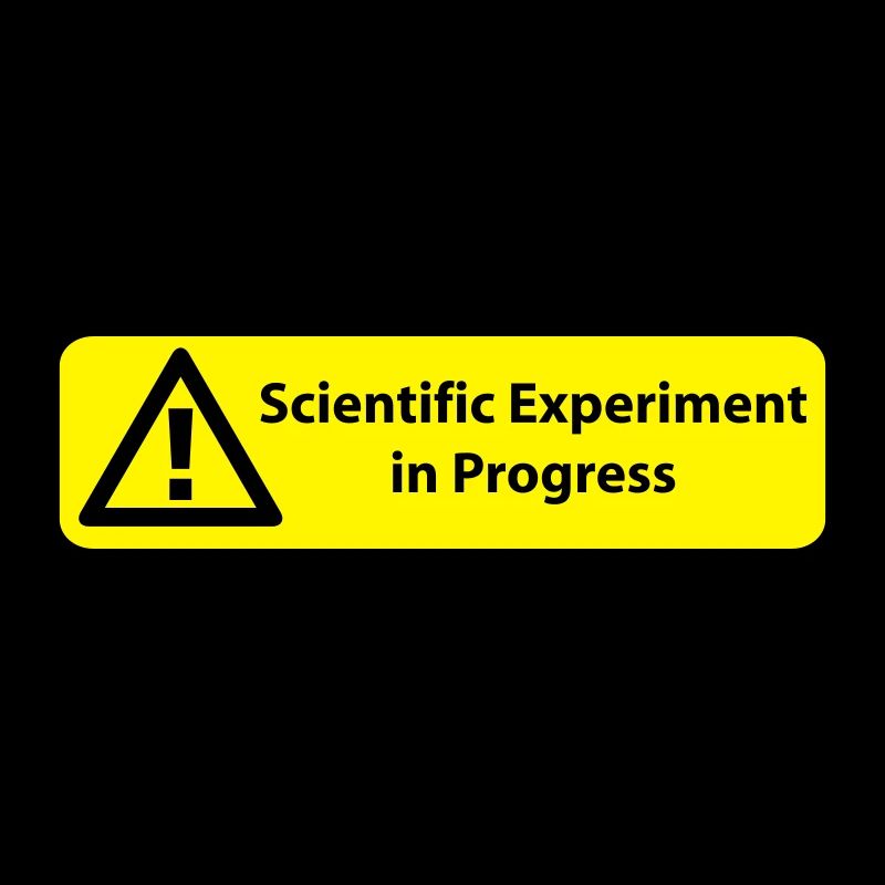 Scientific experiment in progress