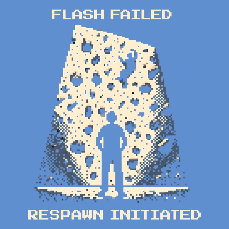 Flash Failed | Bouldering Pixel Art Crash Pad