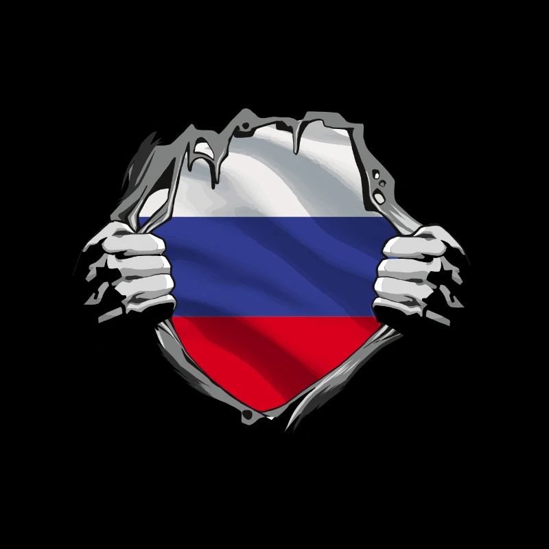 Dévoilement du drapeau russe