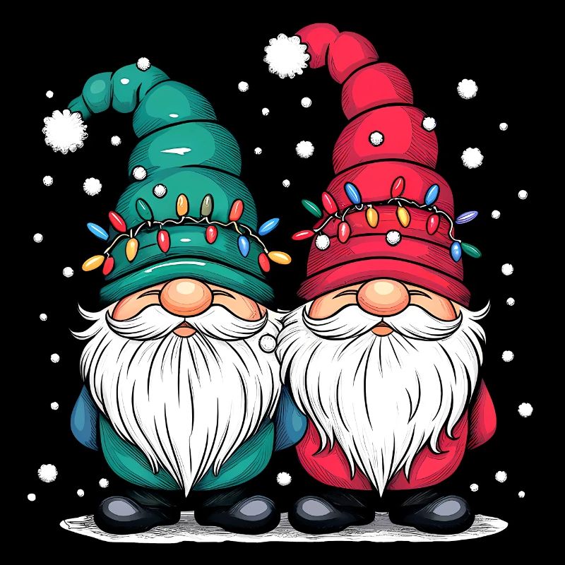 Gnome Gnome Noël Noël Pull Gnome