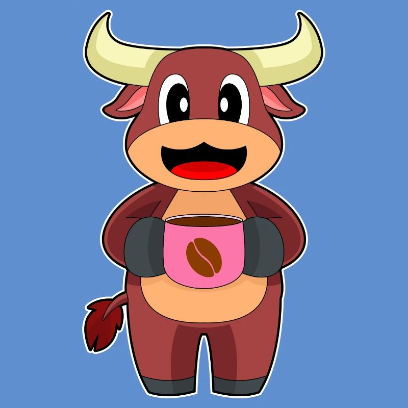Stier Kaffee Tasse