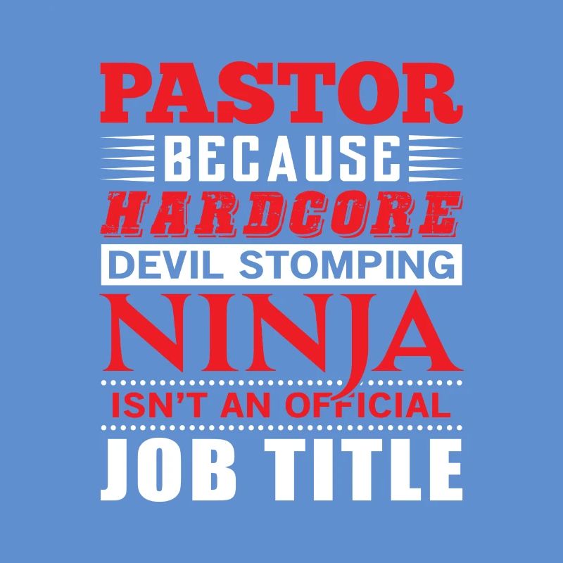 Pastor devil stomping Ninja