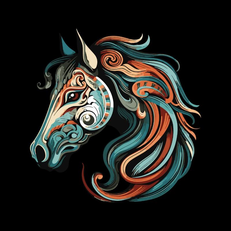 Portrait de cheval