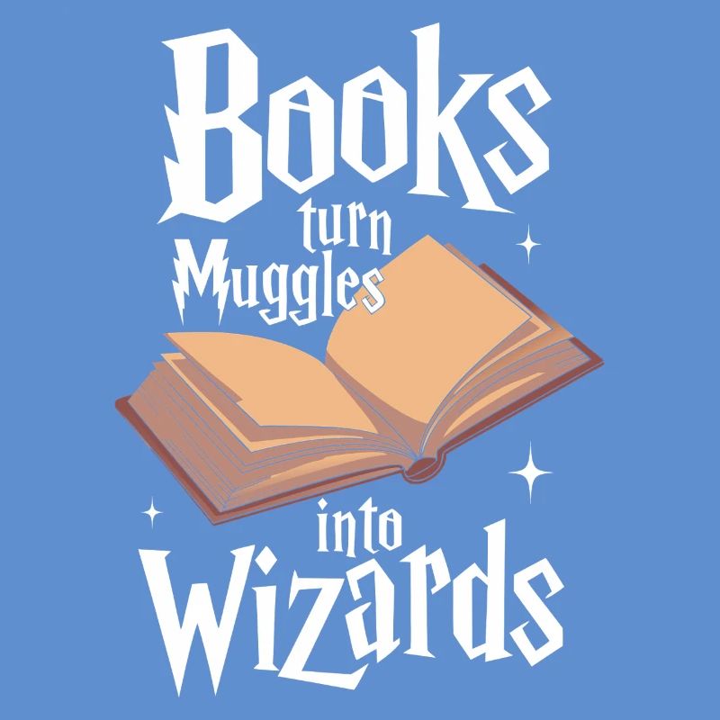 Bücher machen aus Muggeln Wizards Library Reader