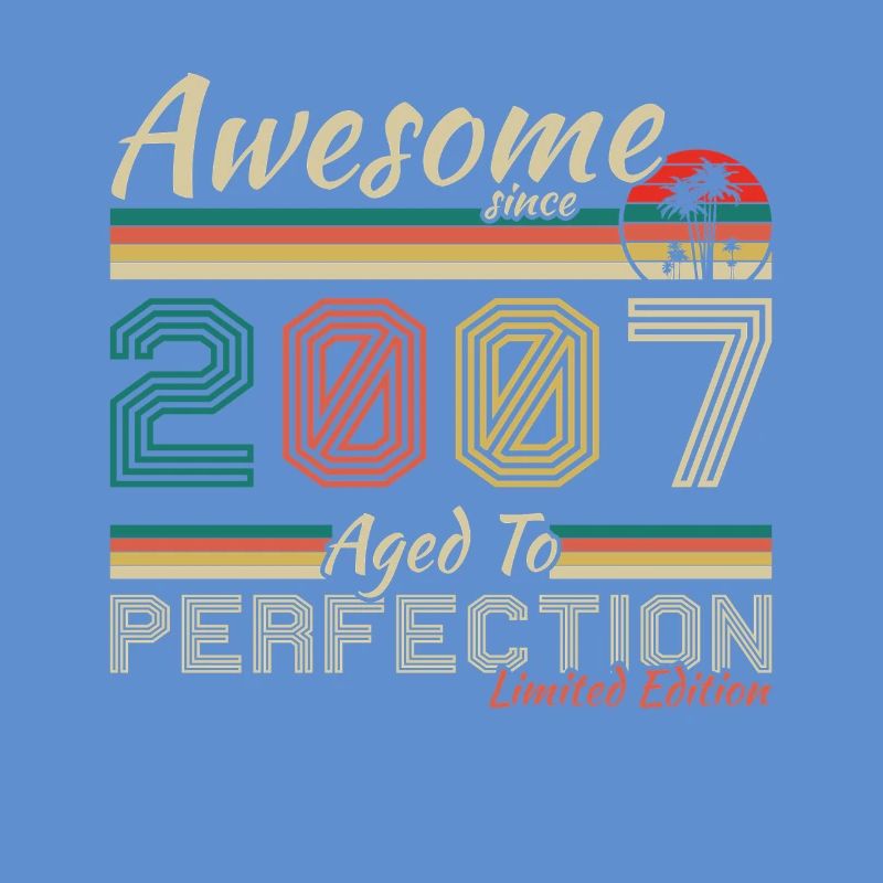 2007 Vintage Retro Birthday Gift