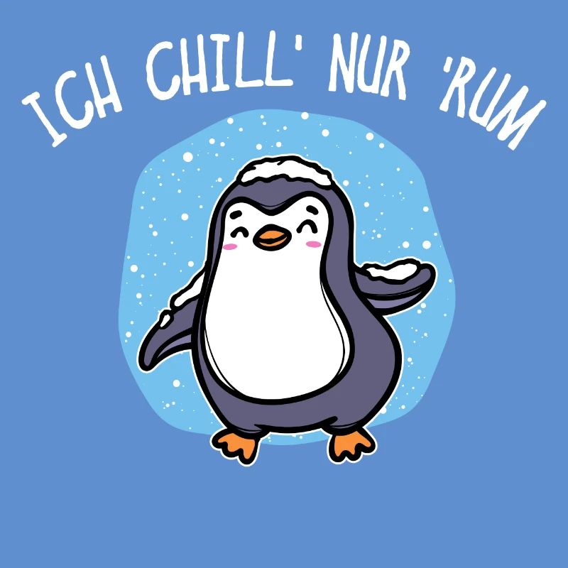 Pinguin Kälte Schnee Statement Tier Vogel Eis