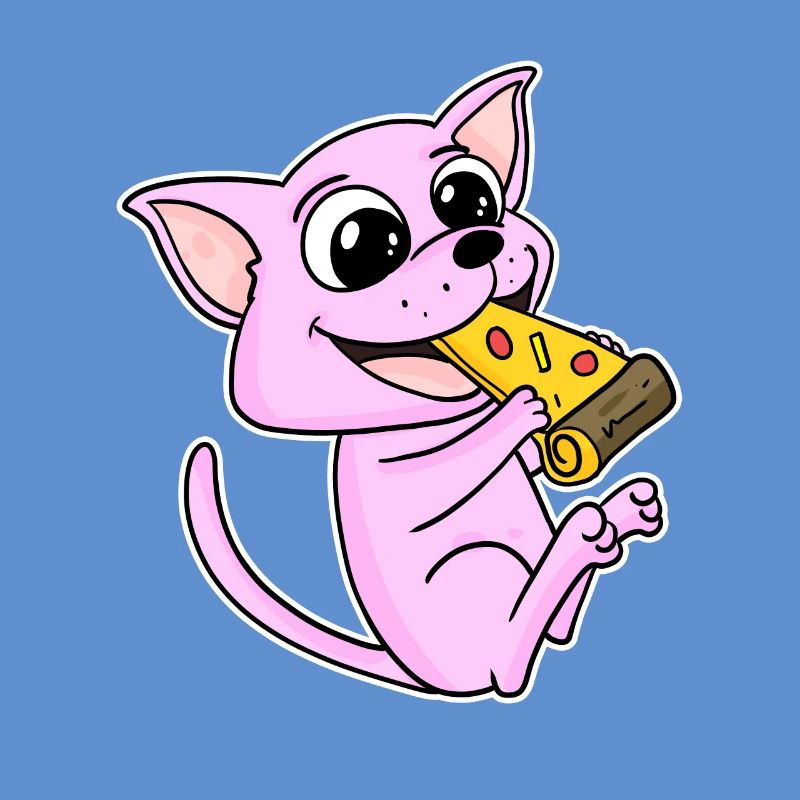 Sphynx Cat Pizza