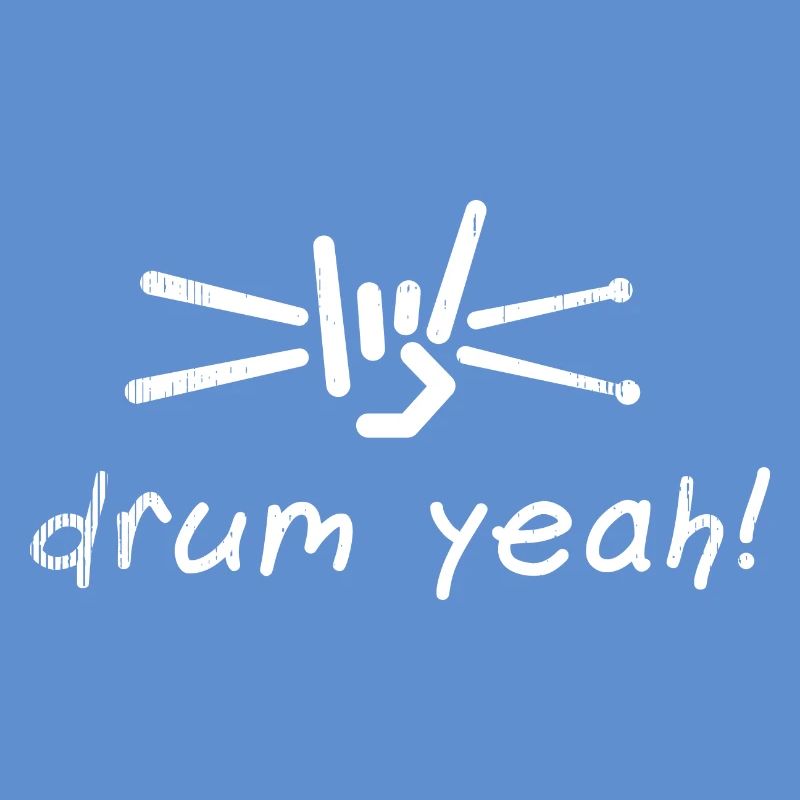 Drum Yeah! Energetic Drum Pattern Illustration