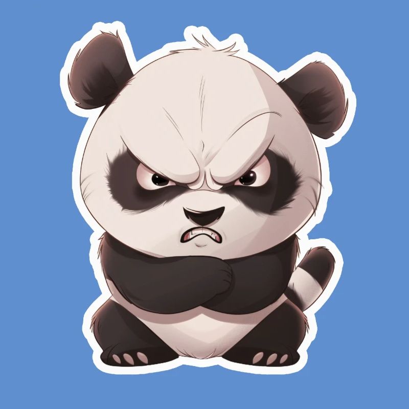 Süßes Pandababy Panda eingeschnappt