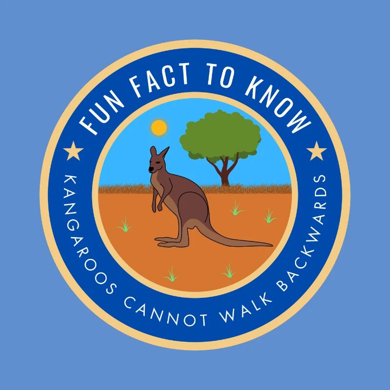 Kangaroos cannot walk backwards